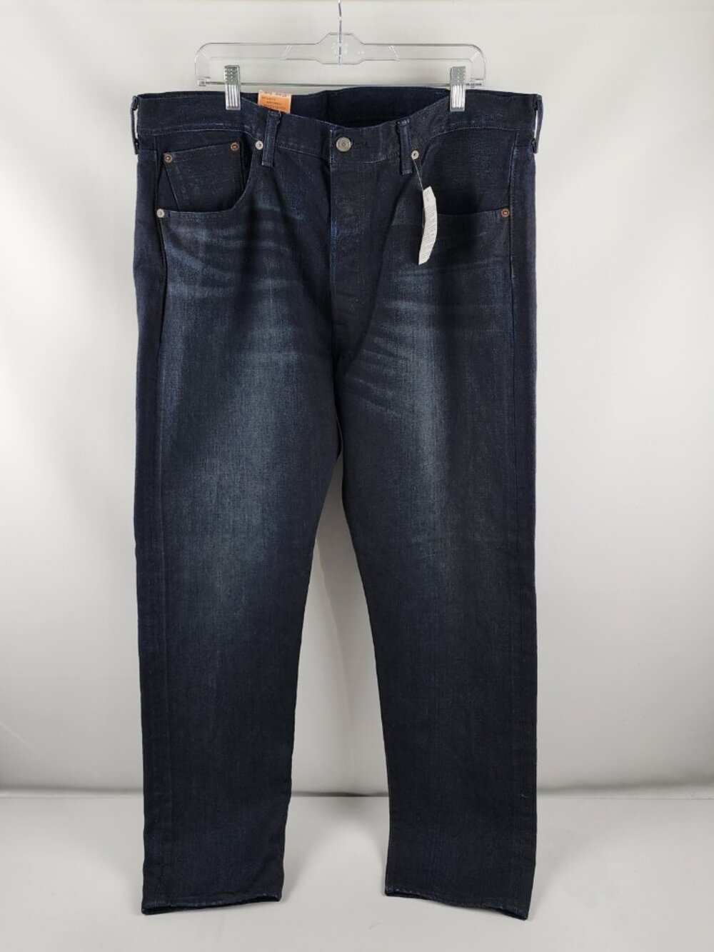 Levis 501 Jeans Mens 40x32 Blue Button Fly Tapered Leg Denim NWT